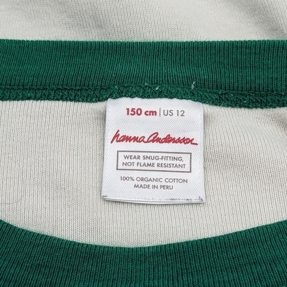 Hanna Andersson World Earth Planet Nature Animal PJ Pajama Set 150 12 - Picture 9 of 9